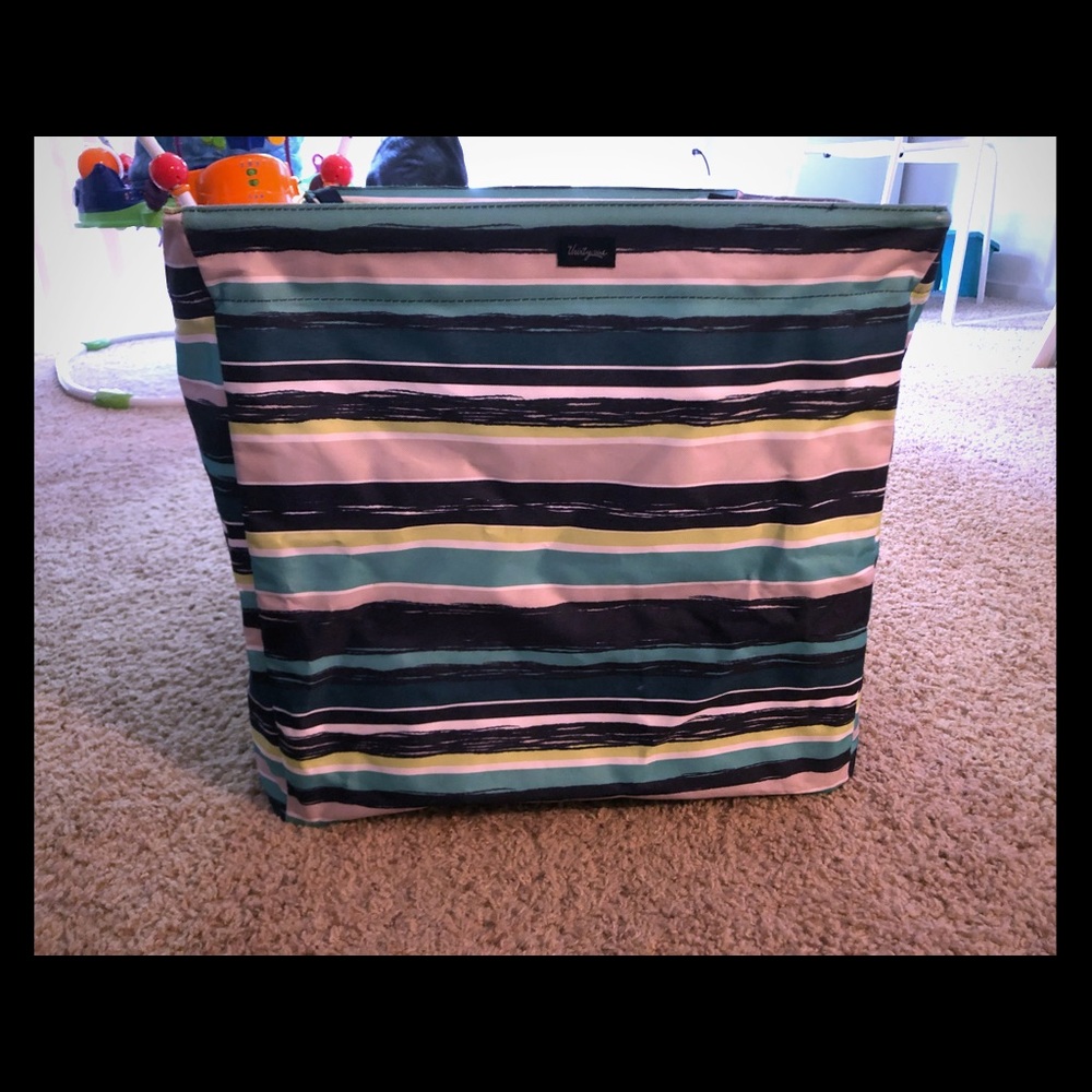 Thirty One Large Striped Tote